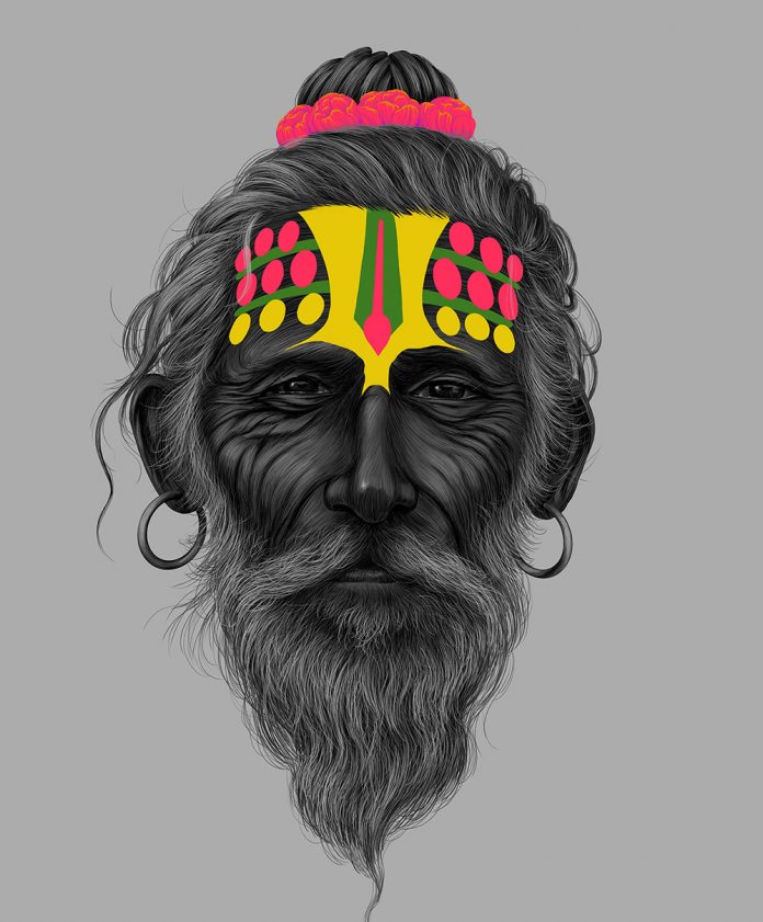 CMYK Portrait Experiments by Muhammed Sajid