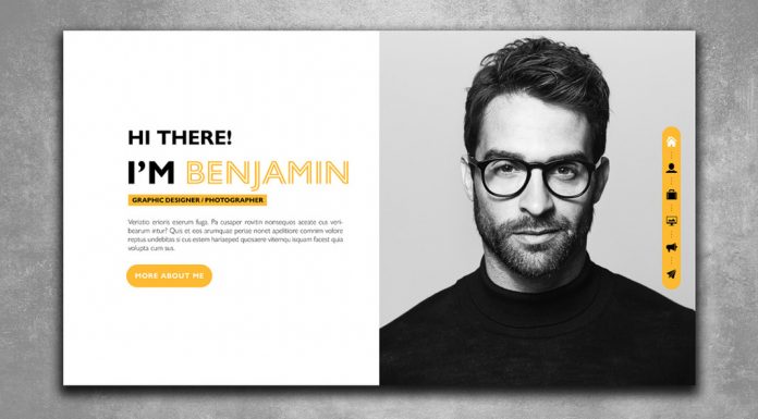 Interactive PDF Resume Template for Adobe InDesign