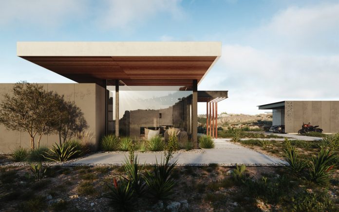 House on a cliff in Portugal by Kerimov Architects