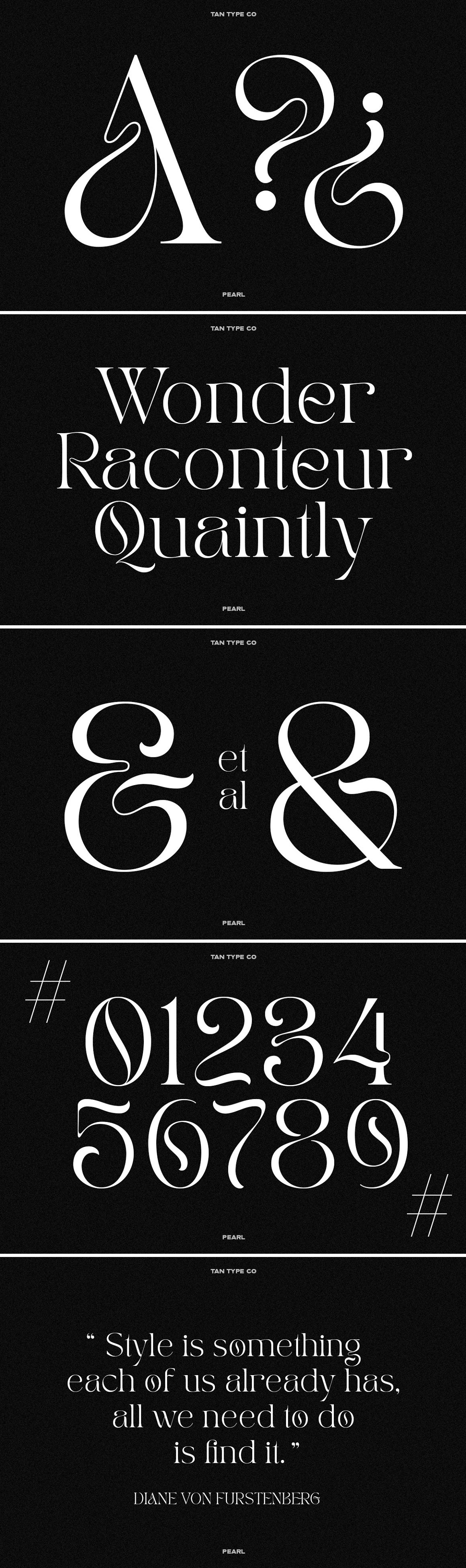 TAN PEARL Font by TanType