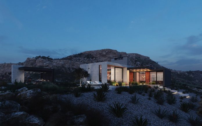 House on a cliff in Portugal by Kerimov Architects
