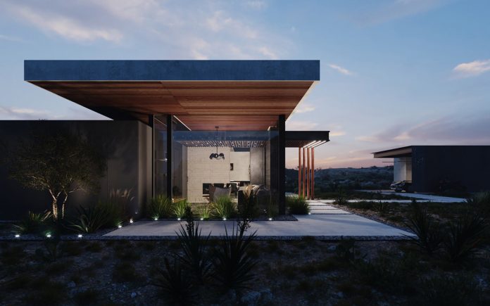 House on a cliff in Portugal by Kerimov Architects