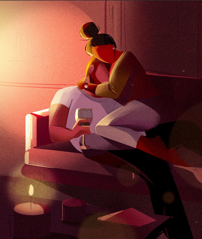 Be my quarantine—impression from 65 days of lockdown illustrated by Marianna Tomaselli.
