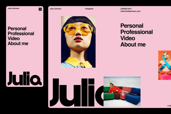 Julia Johnson branding by Sam Dallyn