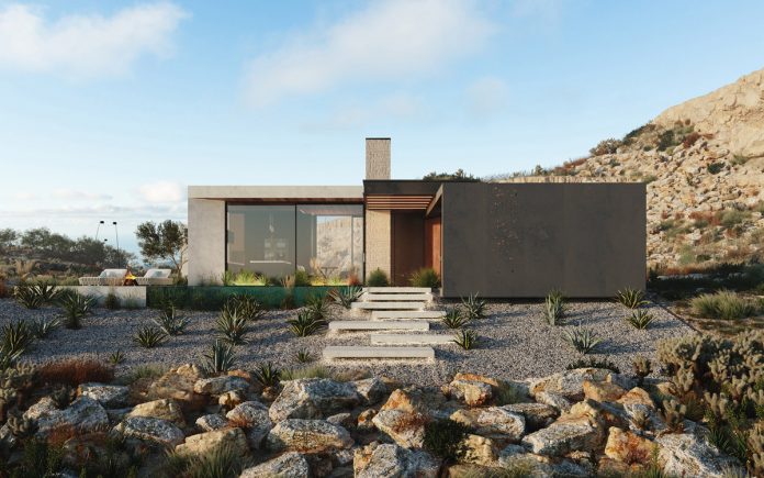 House on a cliff in Portugal by Kerimov Architects