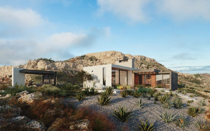 House on a cliff in Portugal by Kerimov Architects