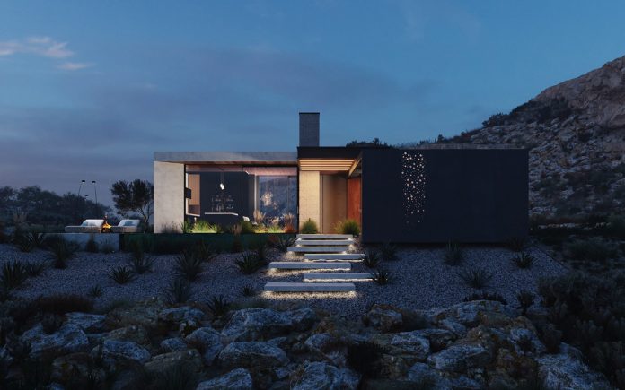 House on a cliff in Portugal by Kerimov Architects