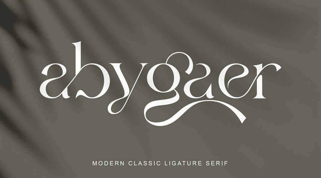 Abygaer font by Sealoung Abygaer font by Sealoung