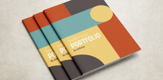 Adobe InDesign Graphic Design Portfolio Template