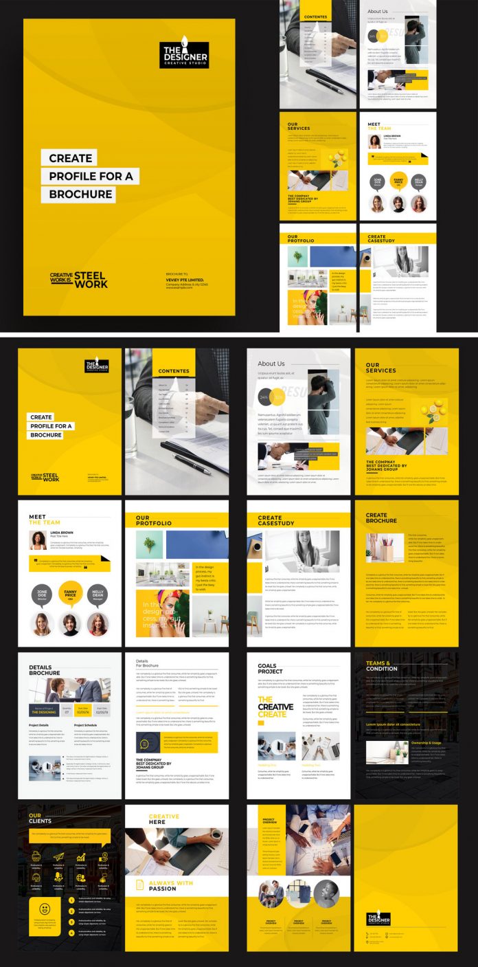 Bi-Fold Brochure Template for Adobe InDesign