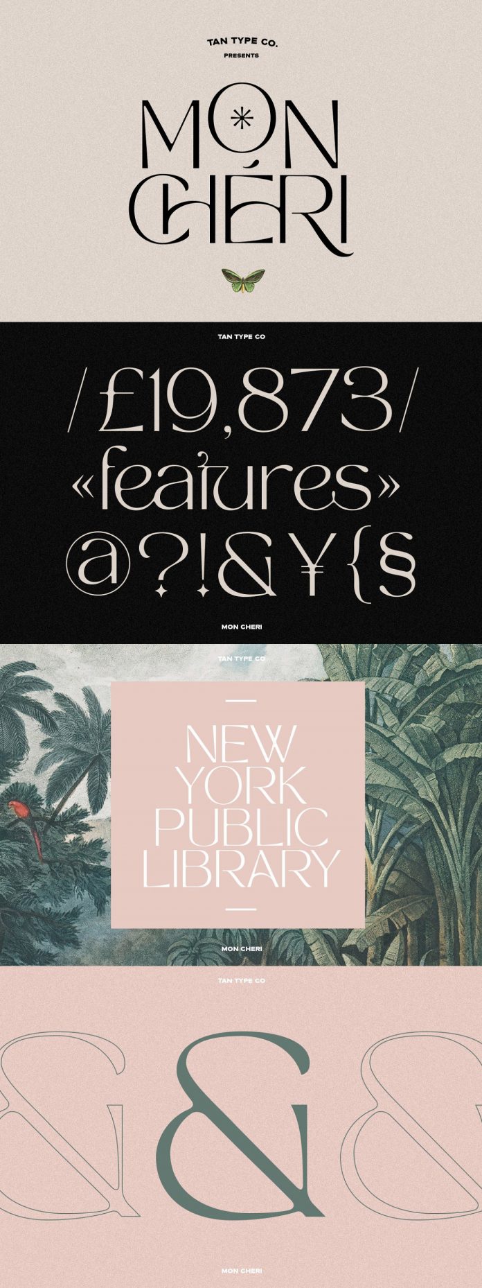TAN - MON CHERI font from TanType