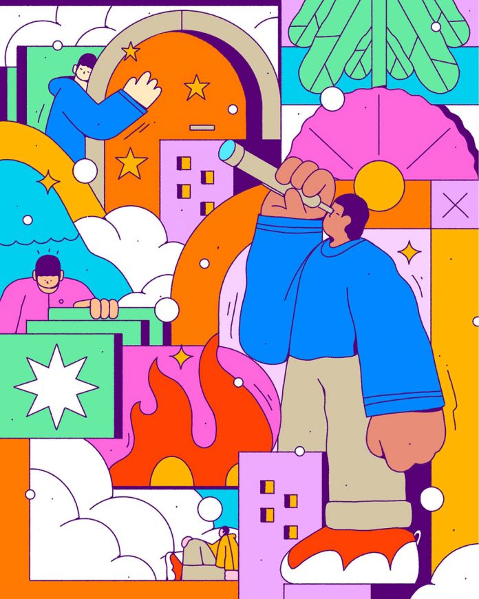 Dreams illustration series by EMANS