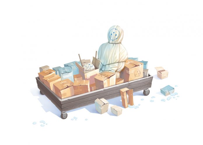 States of Not-Comfort - illustrations by Tadas Adomavicius