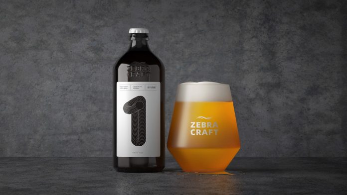 Zebra craft beer branding by Lingyun Creative.