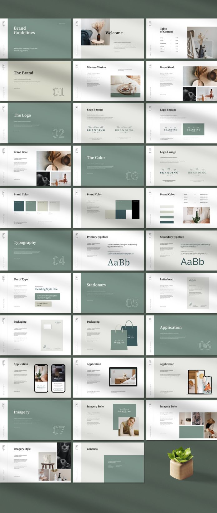 Brand Guidelines Presentation Templates