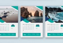 Customizable A3 2022 Wall Calendar with Creative Vector Graphics