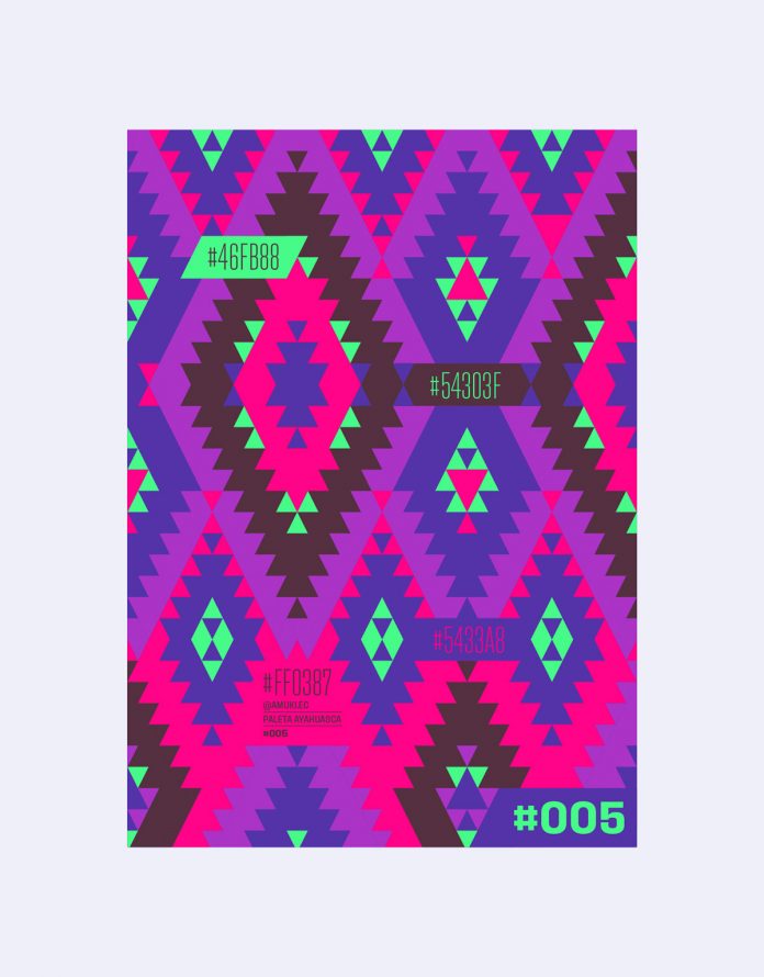 The Tinkuy Patterns posters by Amuki Studio