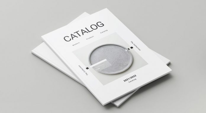 Clean Product Catalog Template for Adobe InDesign