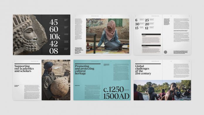 Branding by studio Only for the British International Research Institutes