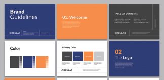 Brand Guidelines InDesign Template by PixWork