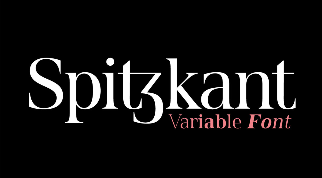 Spitzkant Variable Font by Julien Fincker Spitzkant Variable Font by Julien Fincker