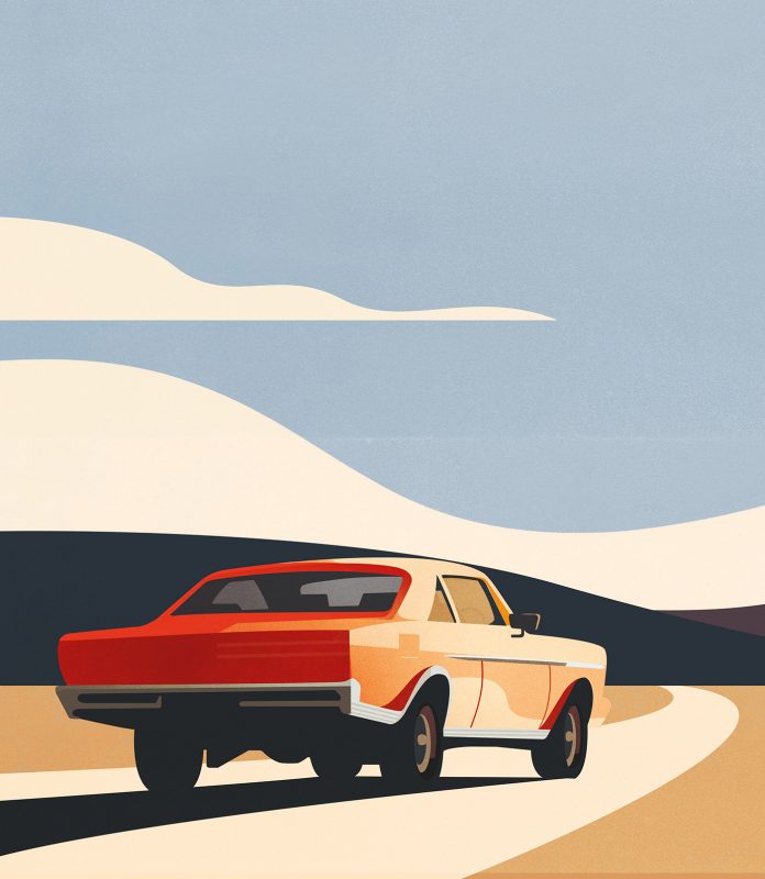 Travel illustrations by Charlie Davis
