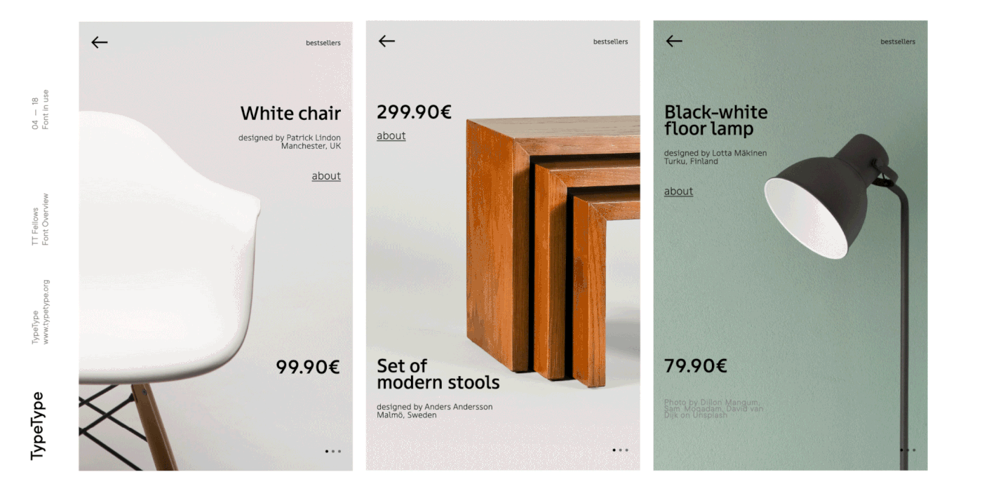 TT Fellows font family by TypeType