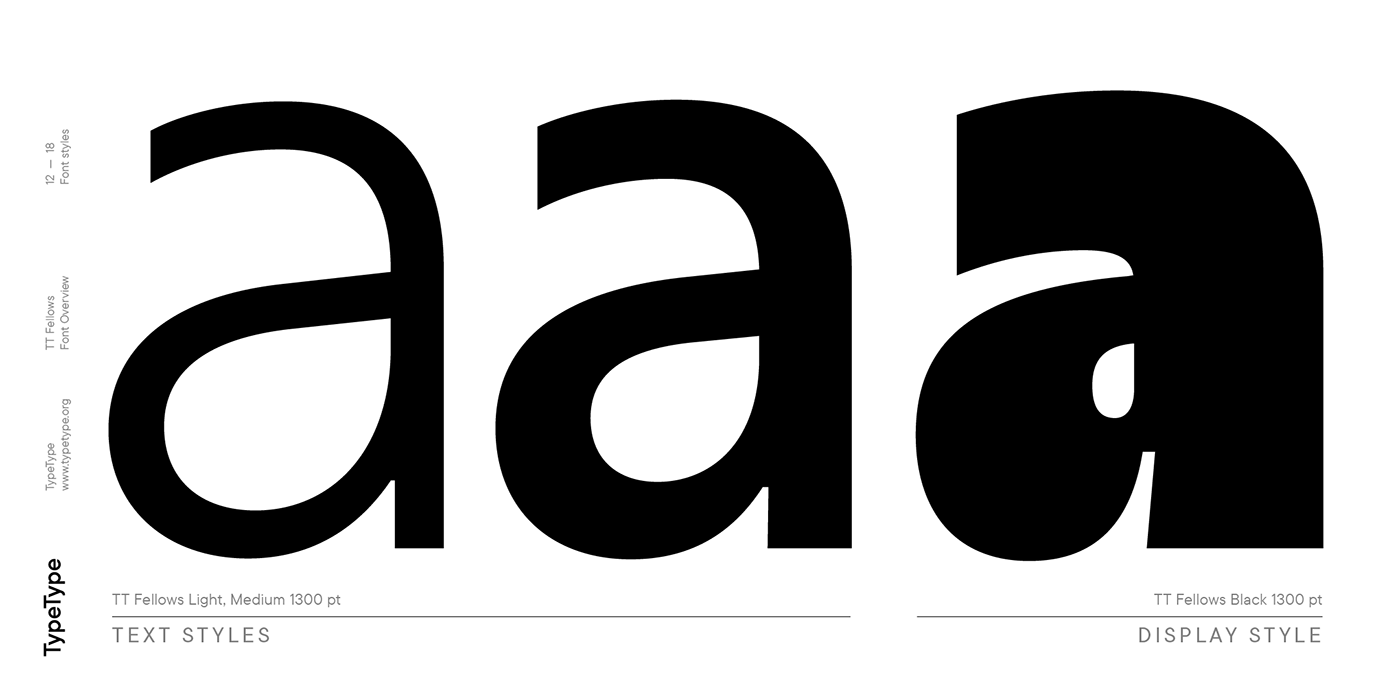 TT Fellows font family by TypeType