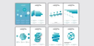 Business Infographic Brochure Template for Adobe InDesign