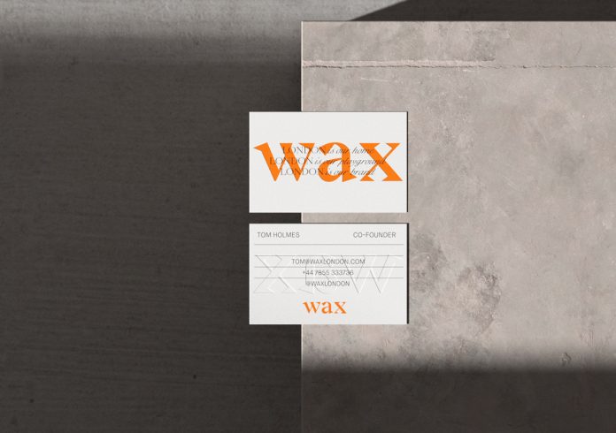 Wax London branding by Too Gallus