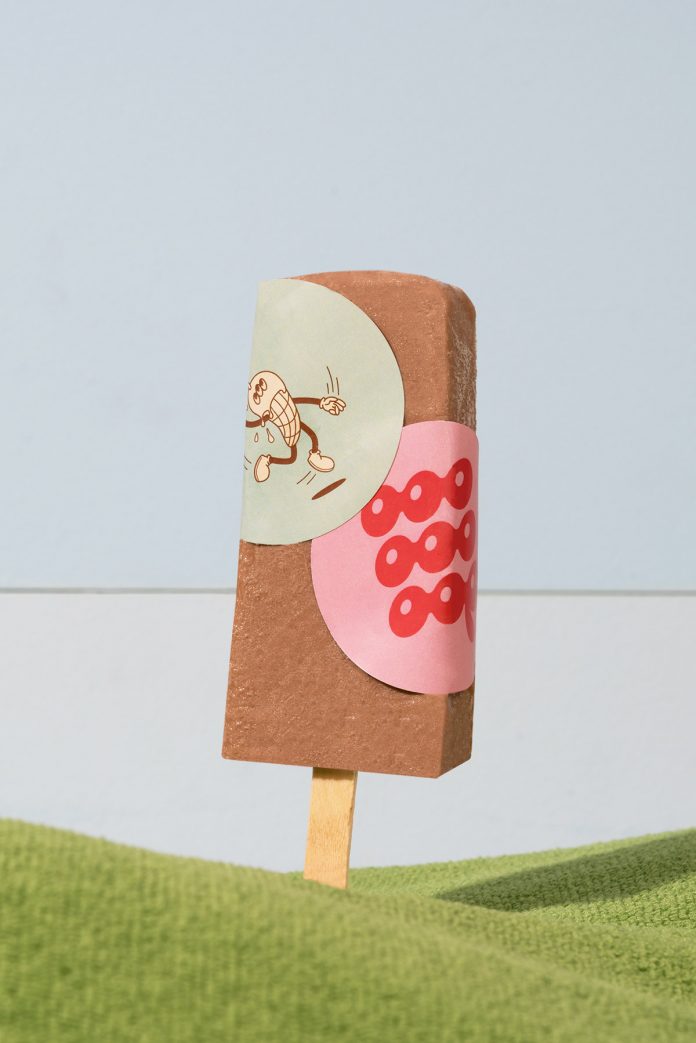 Oop ice cream shop branding case study by studio Futura.