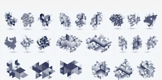Abstract geometric pattern backgrounds