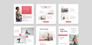 Clean Instagram Post Templates for Social Media Ads