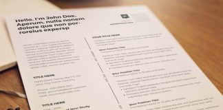 Create a Minimalist Resume Layout with this Adobe InDesign Template