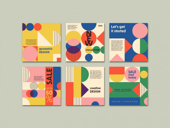 Download Bauhaus Instagram Post Templates