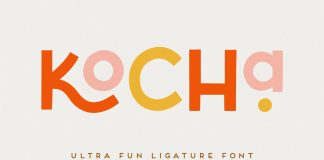 Kocha font by Point and Poem