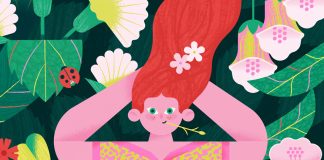Spring illustrations by Delphine Meier