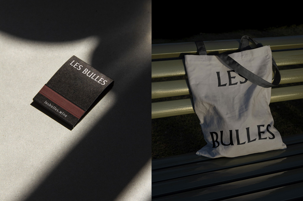 LES BULLES Corporate Identity Design by Studio Marcus Kraft.