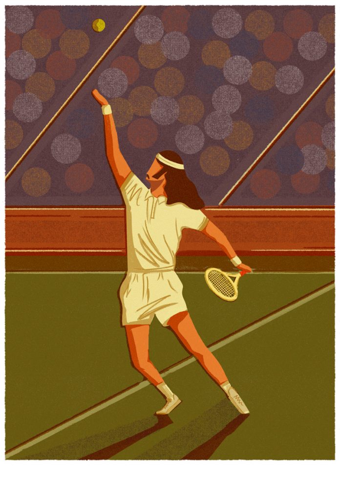 Various poster illustrations by Justyna Frąckiewicz