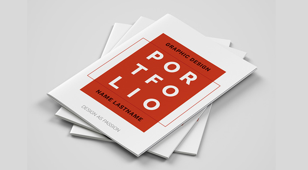 Adobe InDesign Portfolio Template with Red Accents Adobe InDesign Portfolio Template with Red Accents
