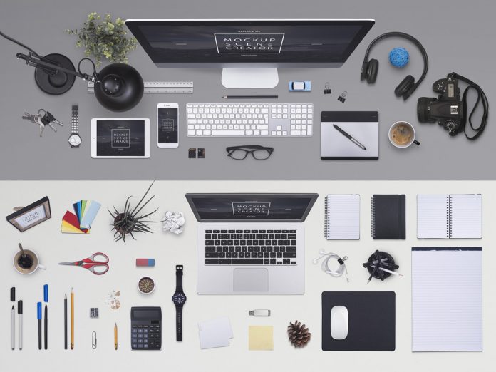 Fully Isolated Office Objects Scene Creator