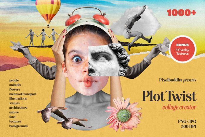 Plot Twist Collage Creator for Adobe Photoshop