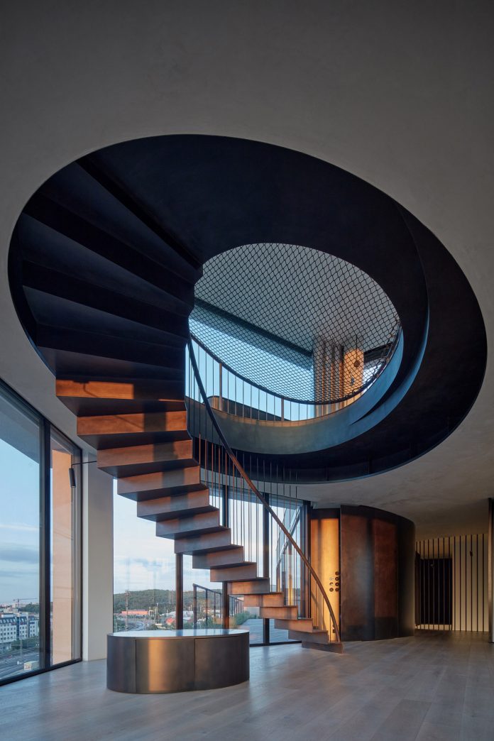 Penthouse in Prague by Petr Janda of studio Brainwork