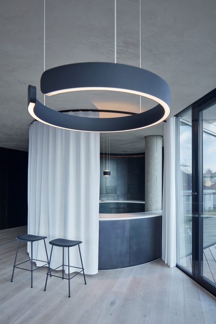 Penthouse in Prague by Petr Janda of studio Brainwork