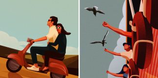 Dreamy illustrations by Domagoj Šokčević