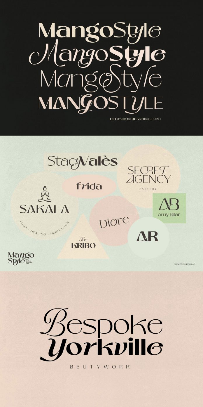 Mango Style Font by creativemedialab