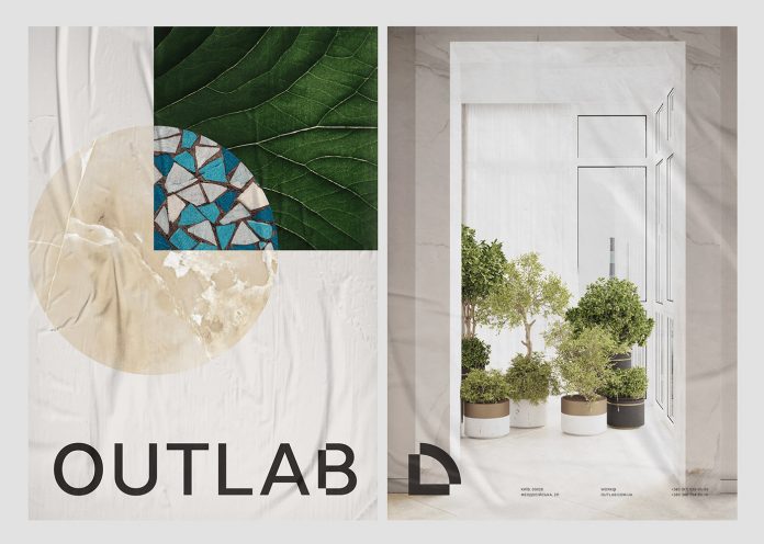 OUTLAB brand identity design by Dmytro Khrunevych in collaboration with Andriy Konstantynov of Mint Type