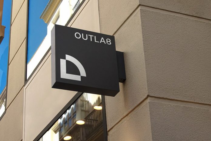 OUTLAB brand identity design by Dmytro Khrunevych in collaboration with Andriy Konstantynov of Mint Type