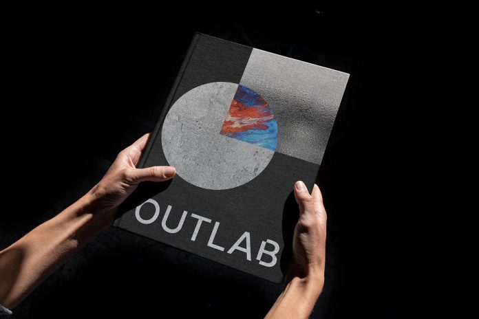 OUTLAB brand identity design by Dmytro Khrunevych in collaboration with Andriy Konstantynov of Mint Type