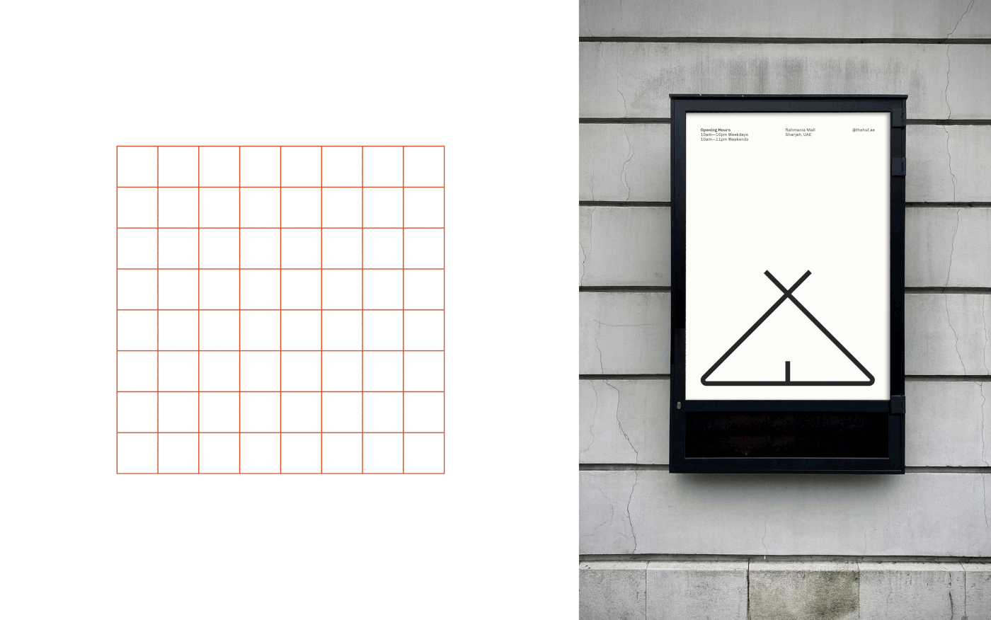 The Hut branding by makebardo